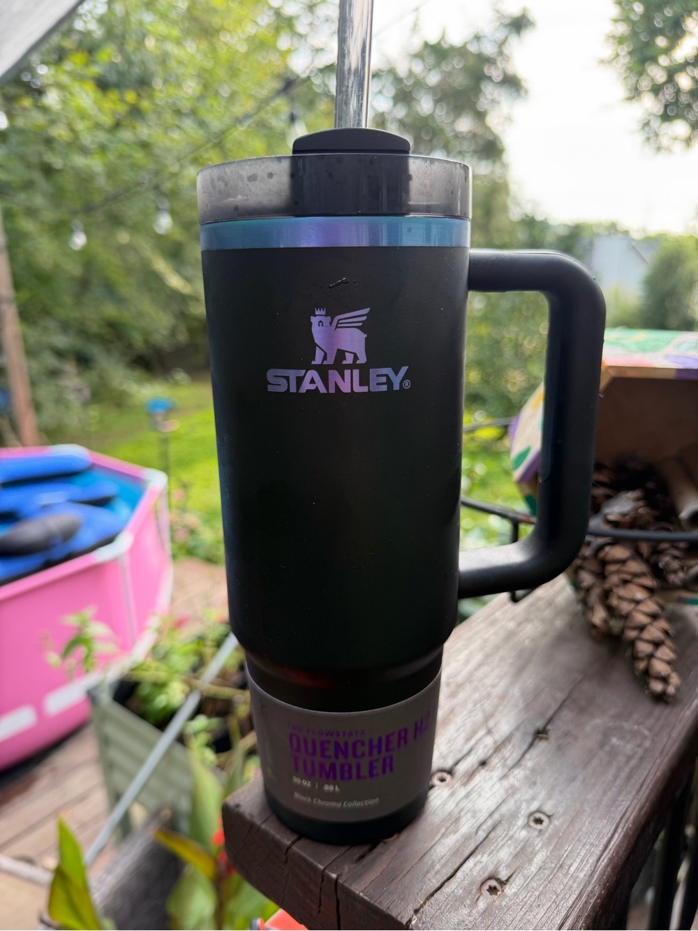 Stanley 30oz Black Chroma Collection Quencher Tumbler - Picture 2 of 5